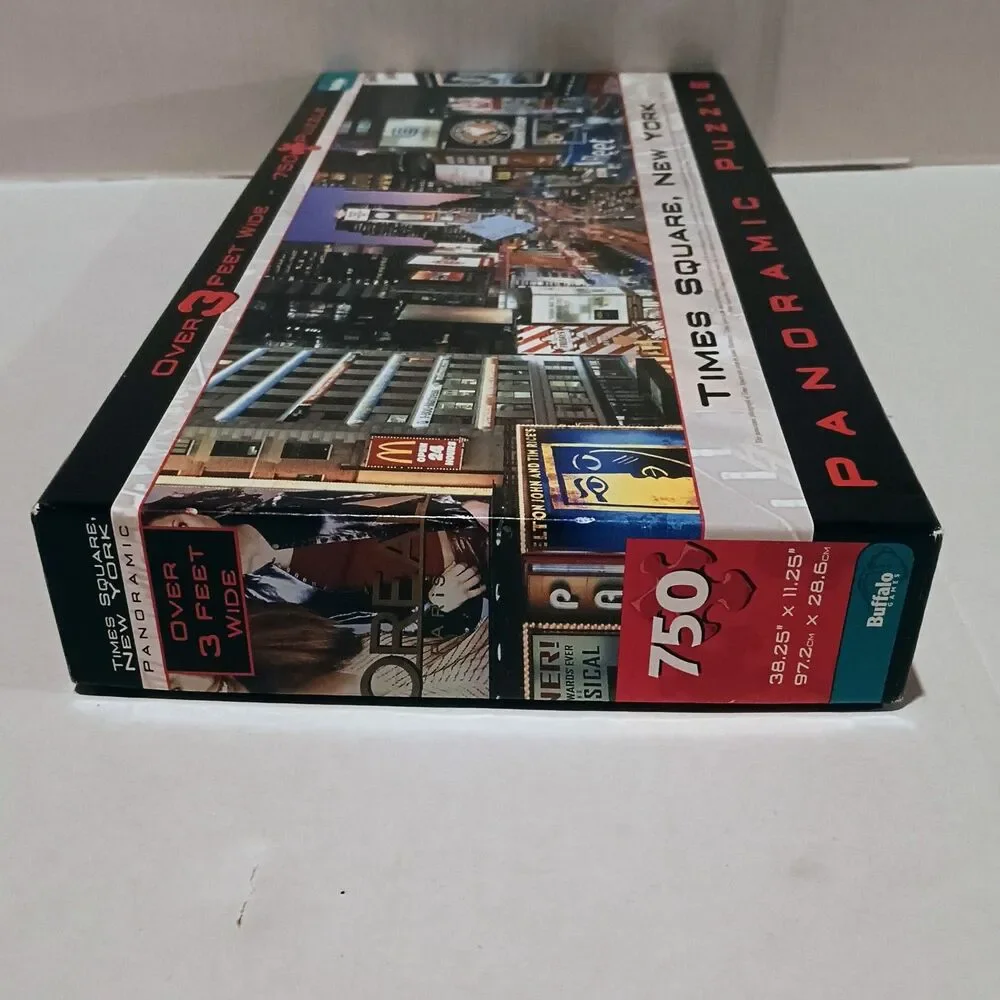 Buffalo Games Panoramic Times Square Puzzle-2006-New York City Landmarks-3 Ft